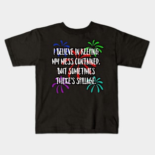 Spillage 3 Kids T-Shirt